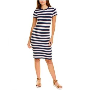 James Perse Striped T shirt Bodycon Dress